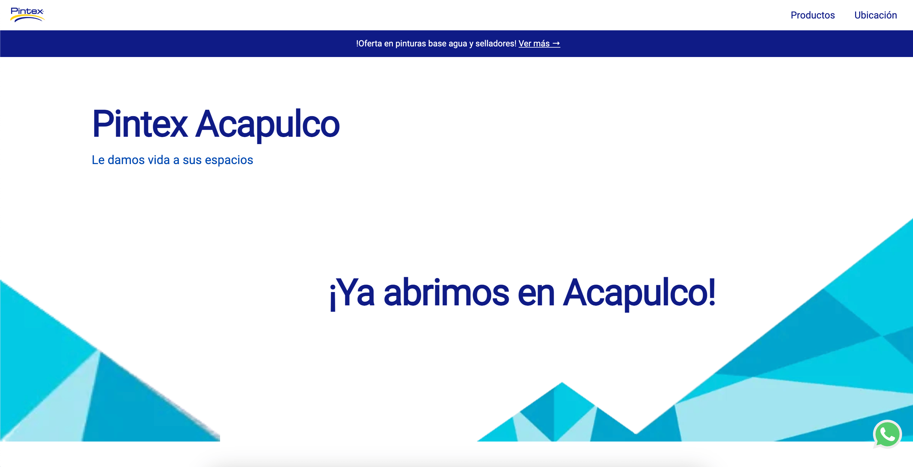 Desarrollo de Aplicación Web de Pintex Acapulco